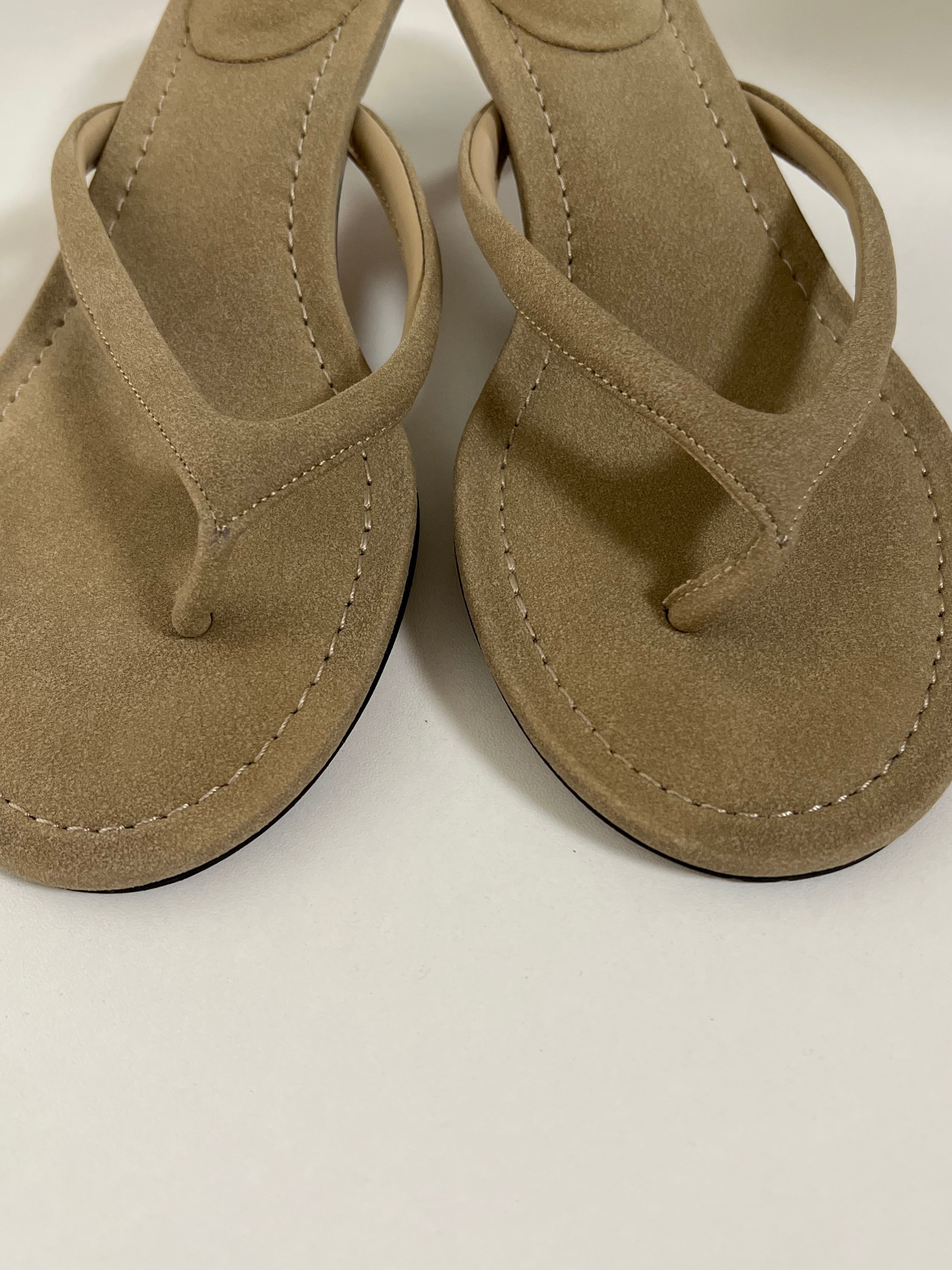 [sale] Velvet strap mule (24.5)
