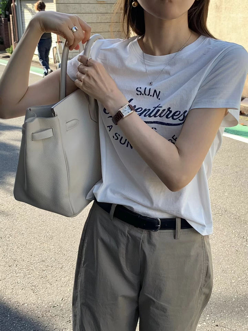 Sunset half tee