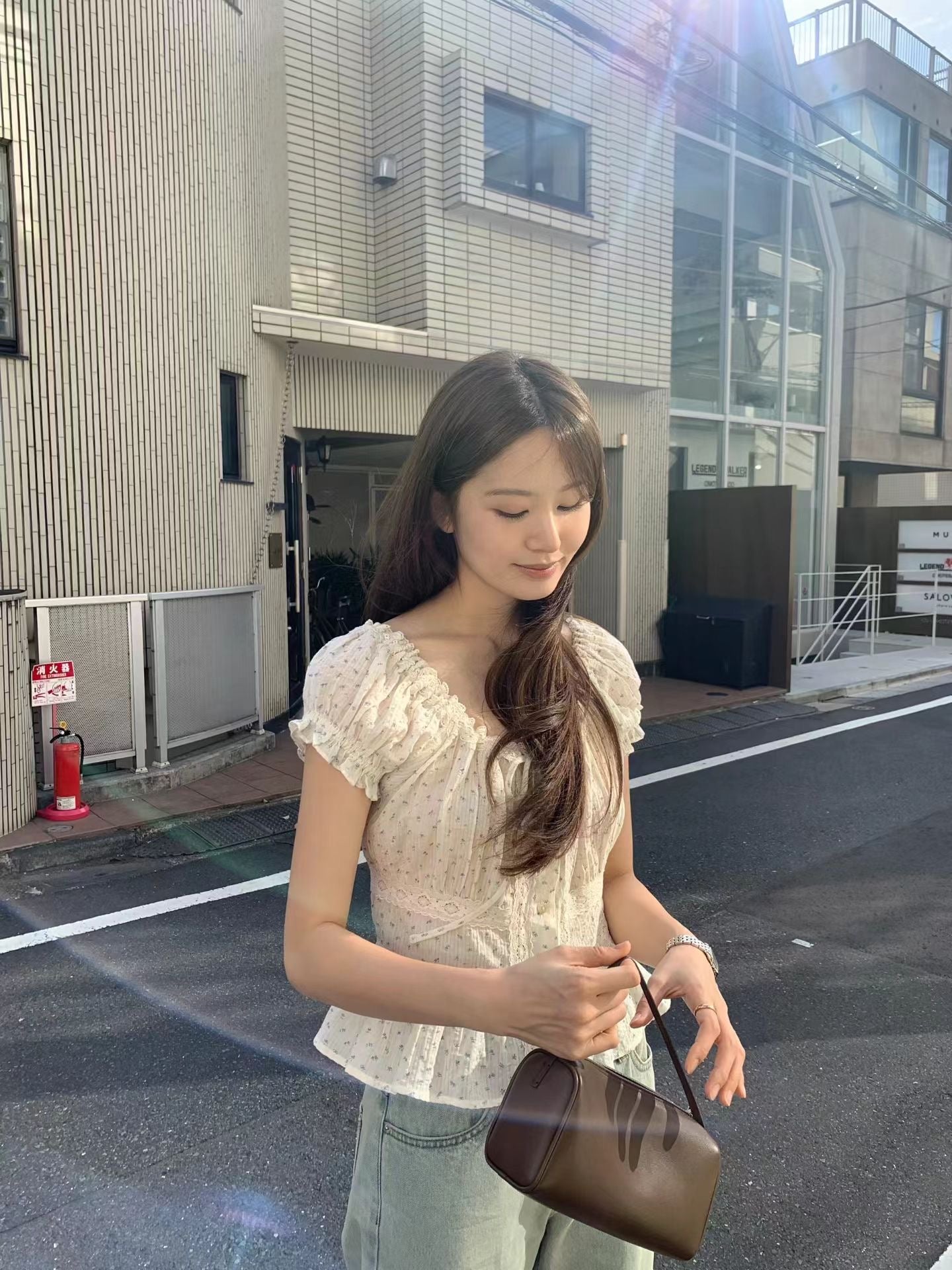 Jane puff blouse