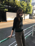 Layered raccoon sleeveless knit