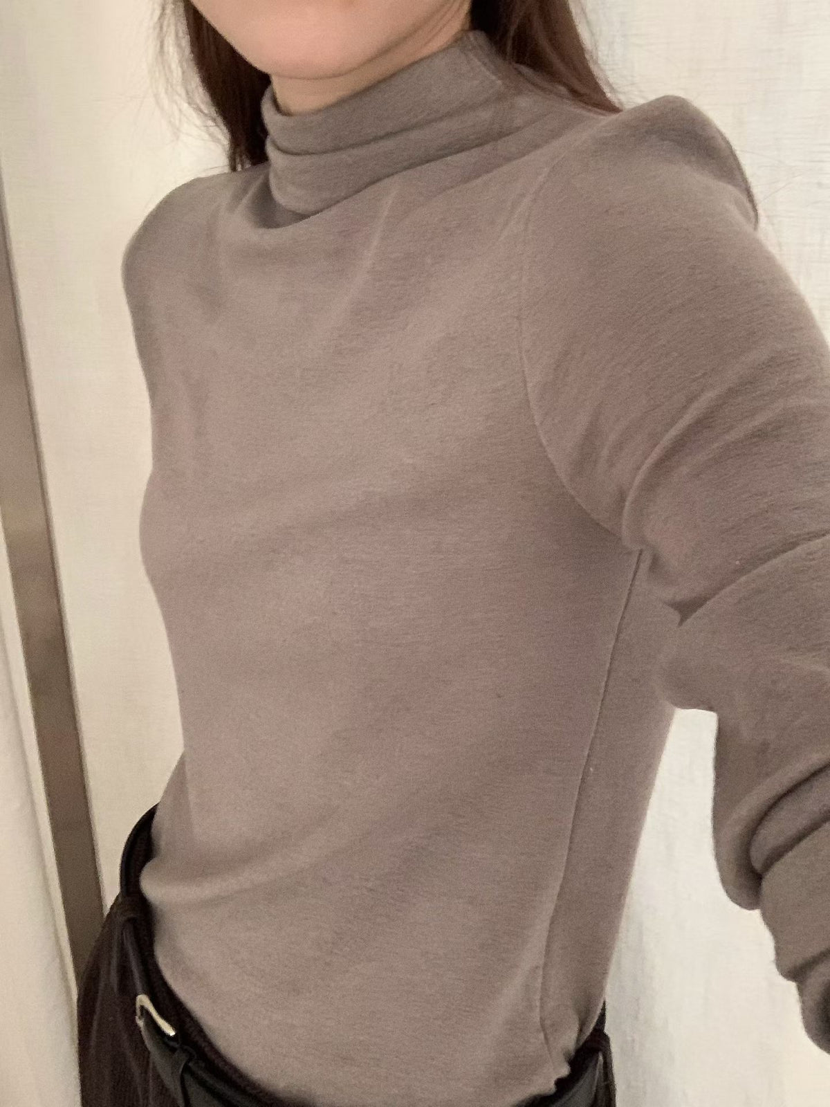 Merino wool pola tee