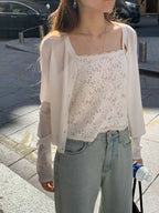 Day silk cardigan