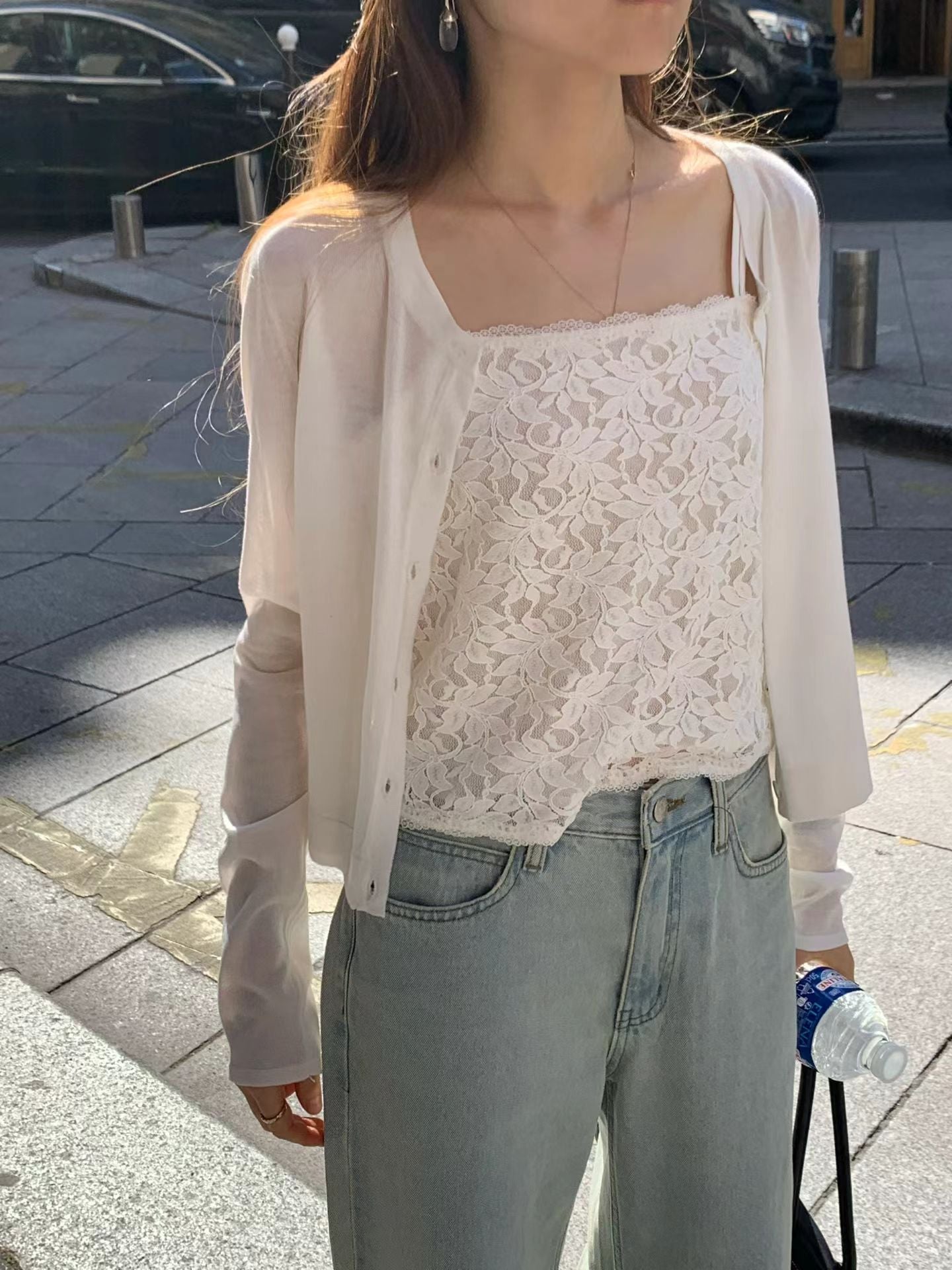 Day silk cardigan