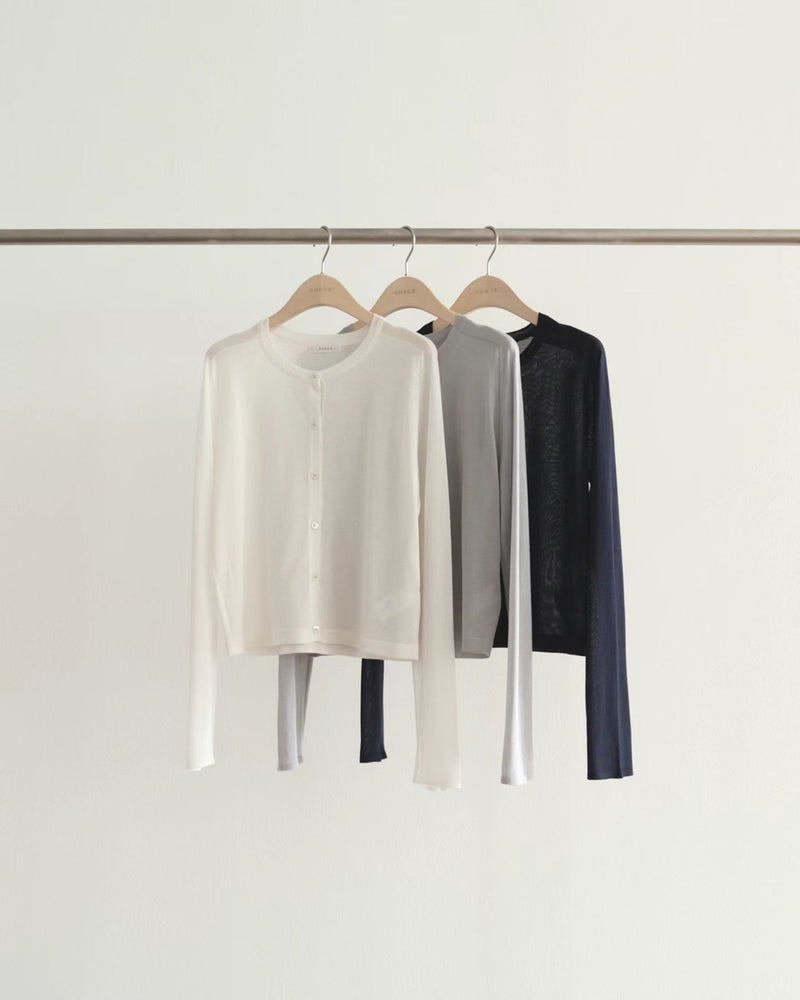 Day silk cardigan
