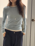 Wool tencel tee