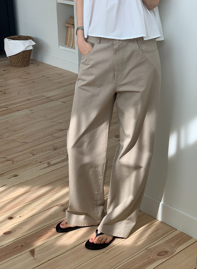 [Instock] Core washing pants (beige/M)