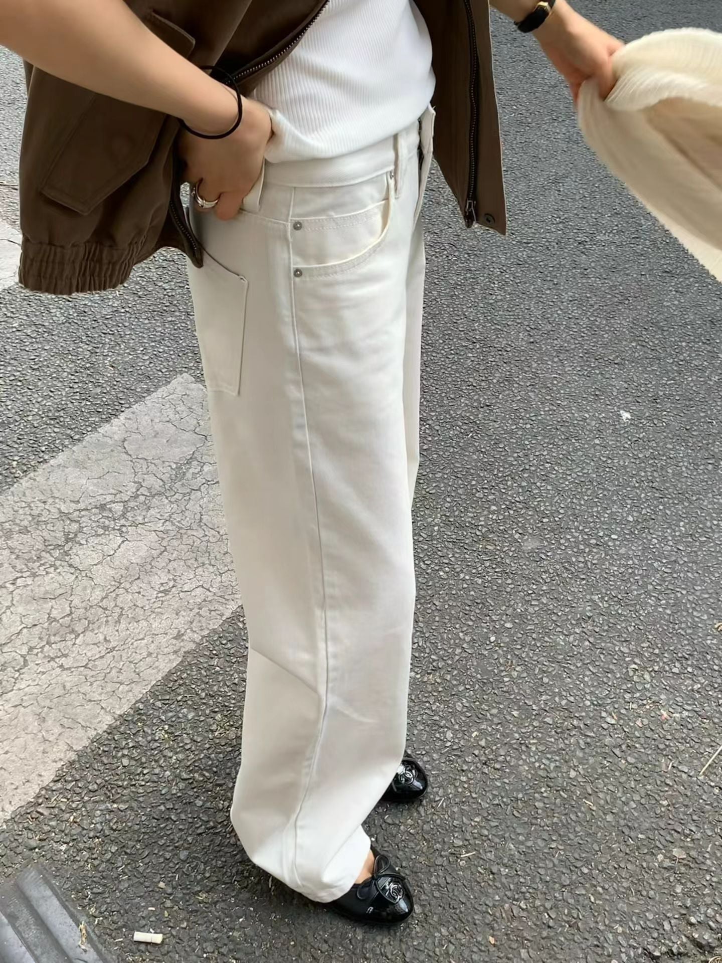 Cone ivory denim