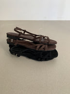 Nuance velvet line sandal