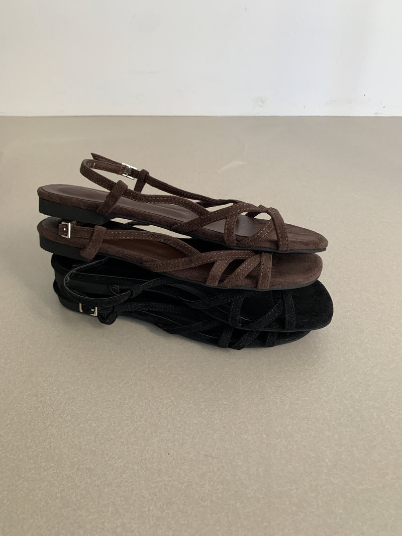 Nuance velvet line sandal