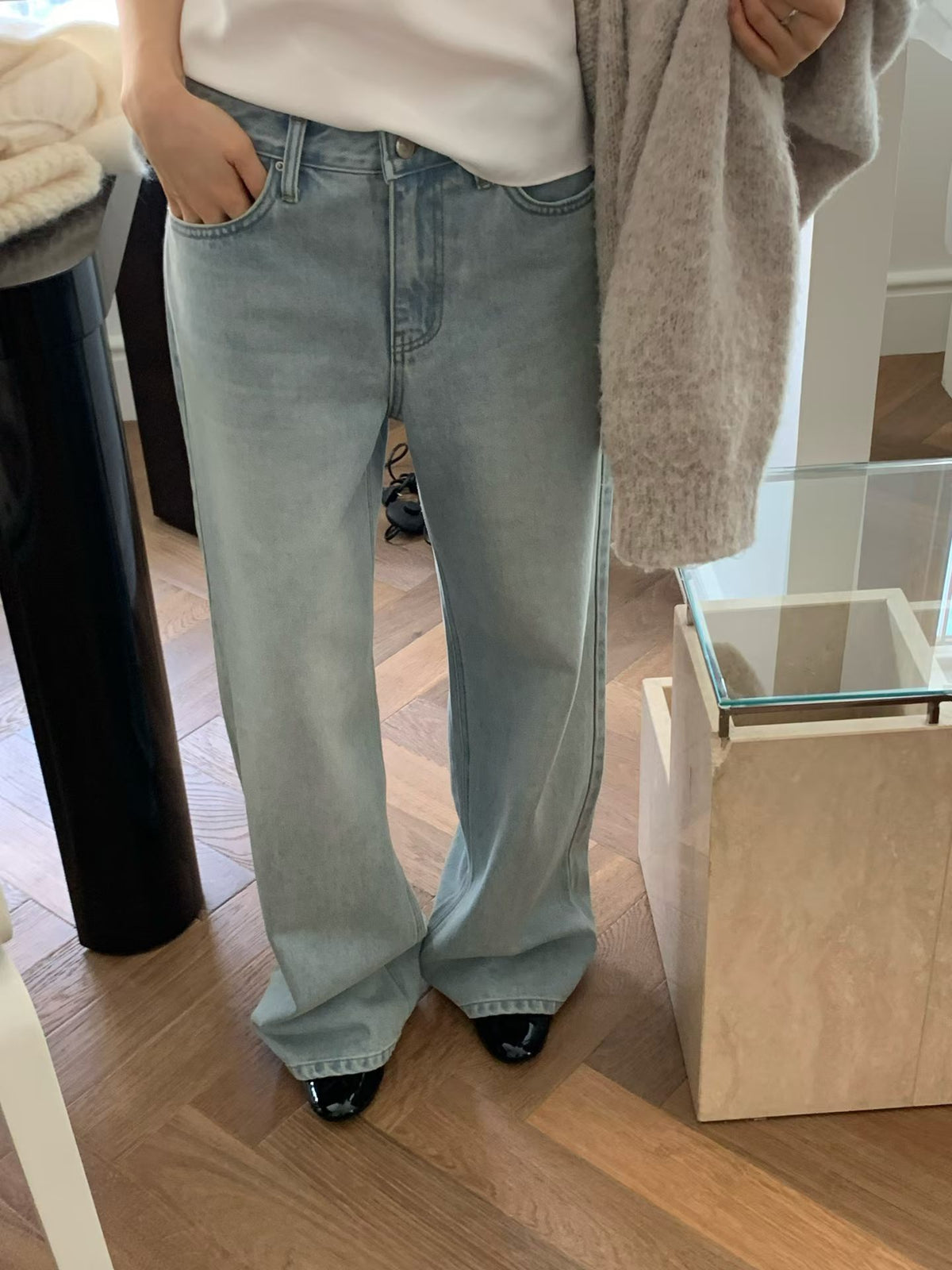 Teen light blue denim