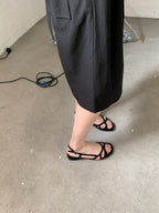 Nuance velvet line sandal