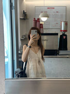 Cotton eyelet bustier