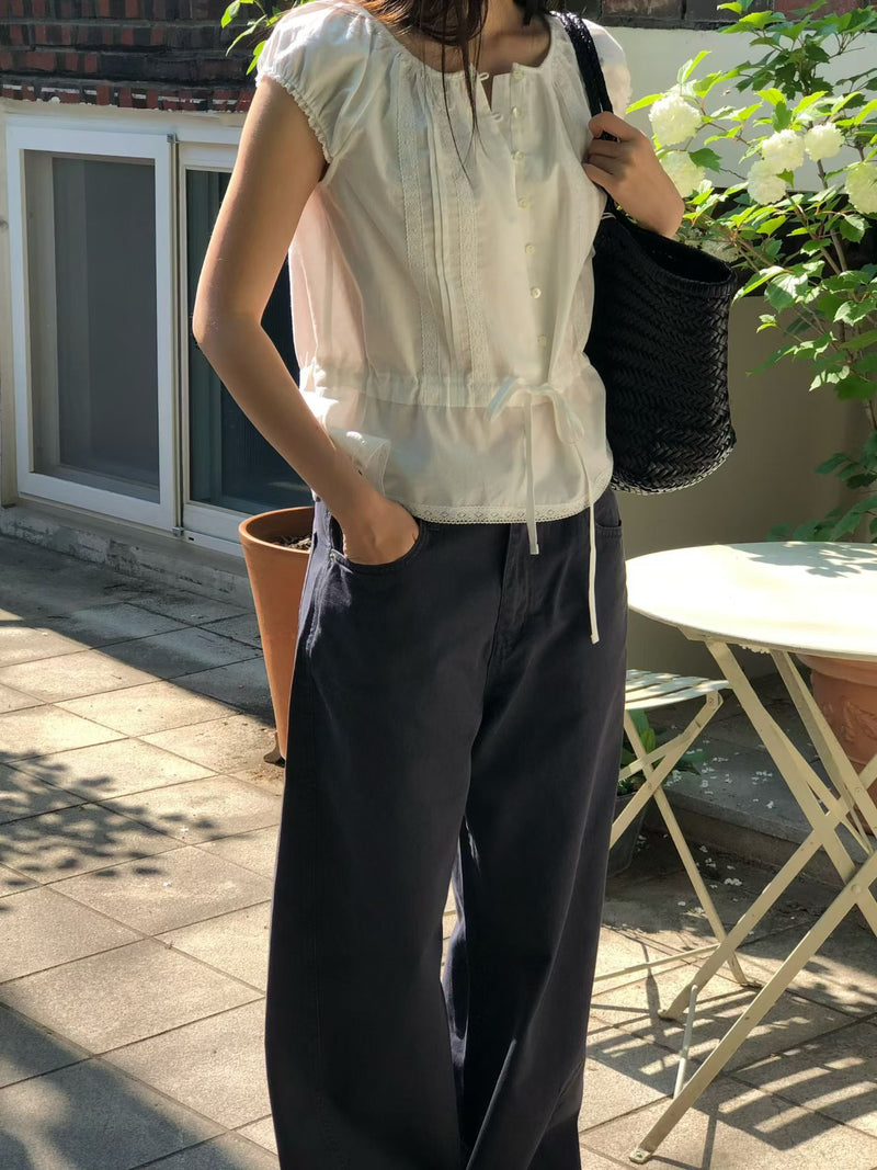 Roman lace blouse