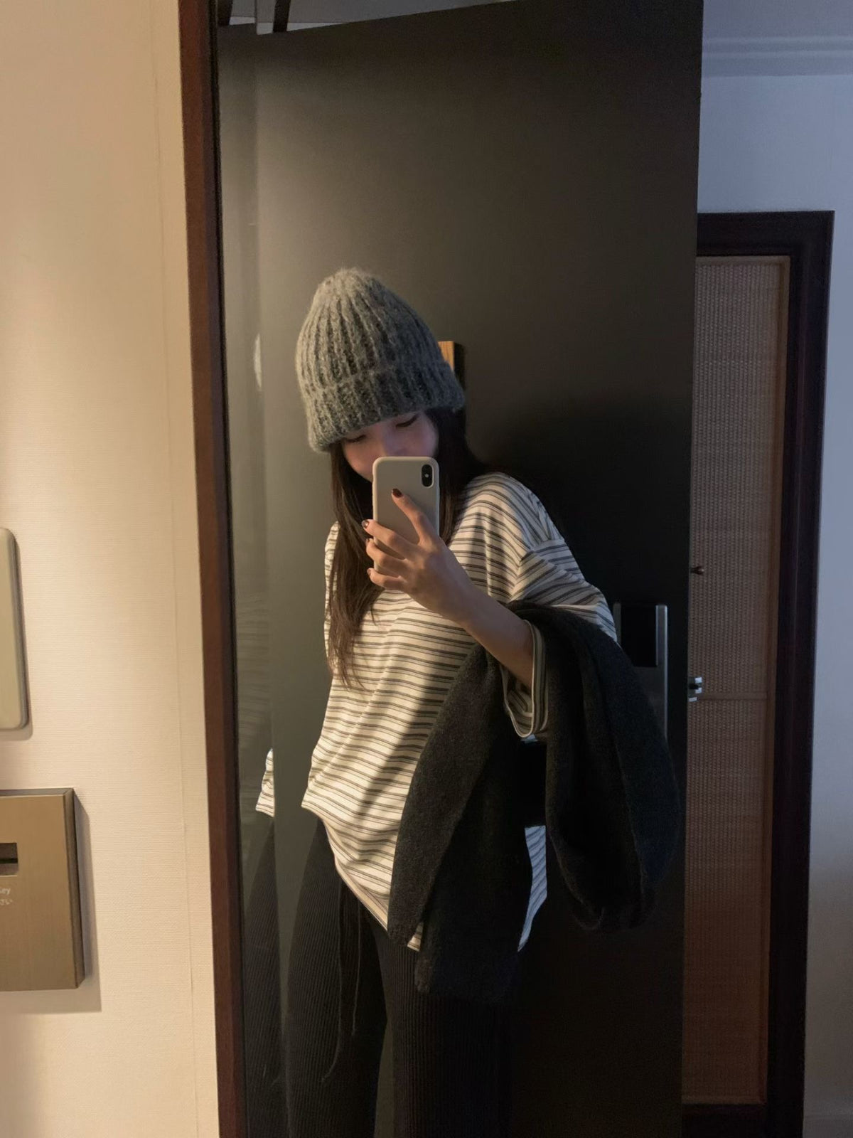 Pear stripe tee