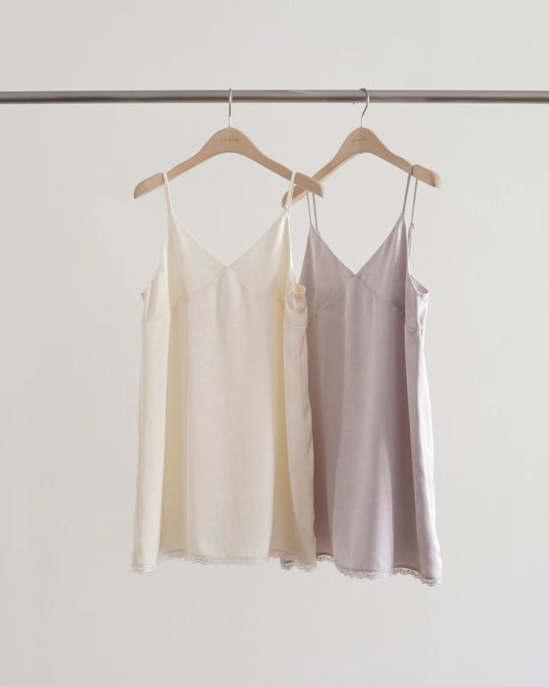 Wrinkle lace onepiece