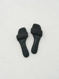 Lea satin shirring sandal