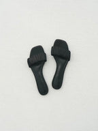Lea satin shirring sandal
