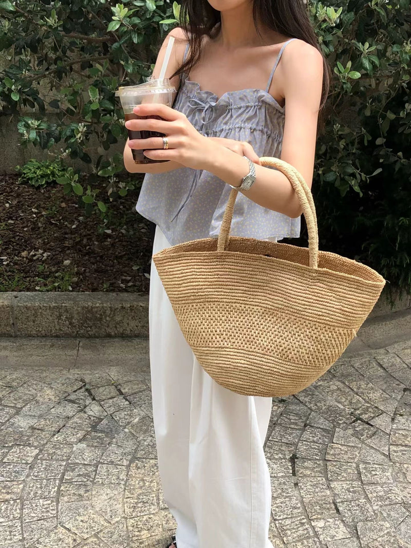 [Instock] Flower ribbon blouse (ivory)