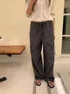 Washing cargo banding pants