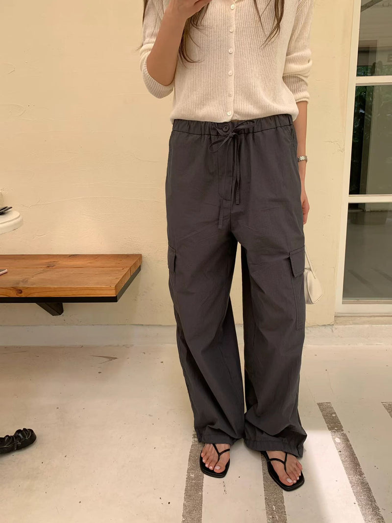Washing cargo banding pants