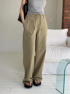 [sale] Pocket washing pants (khaki beige)