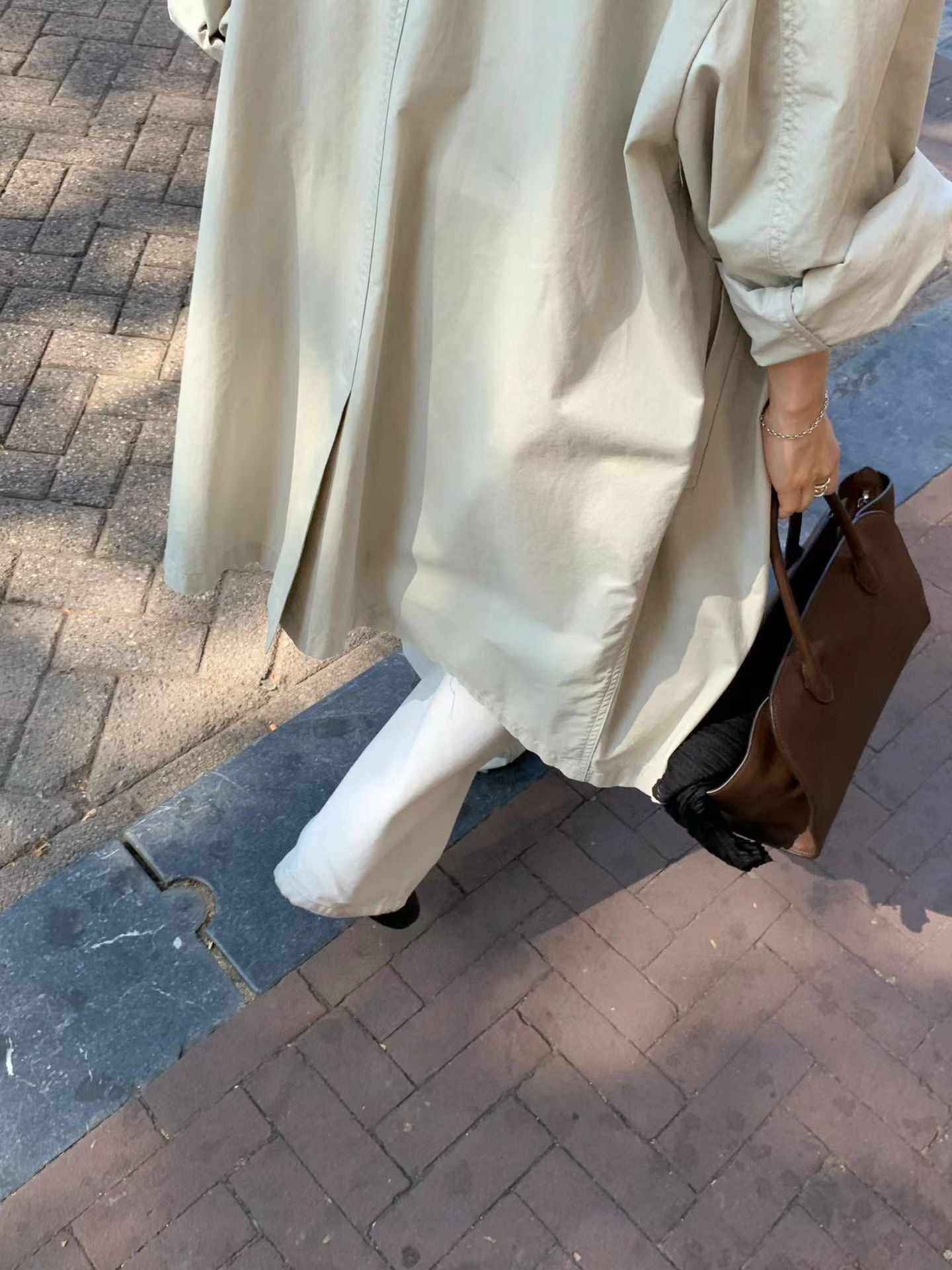 Vintage washing trench coat