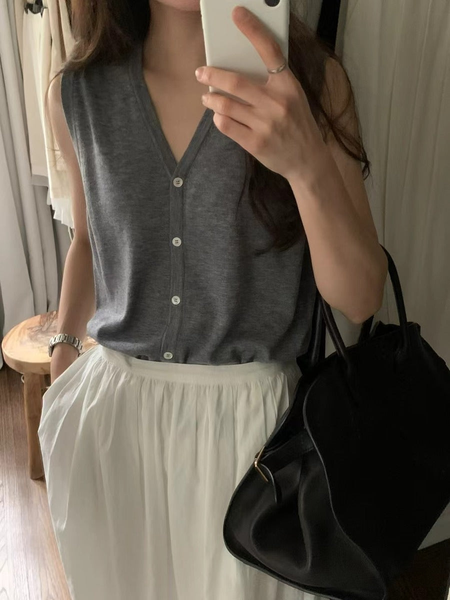 [sale] Blend knit vest