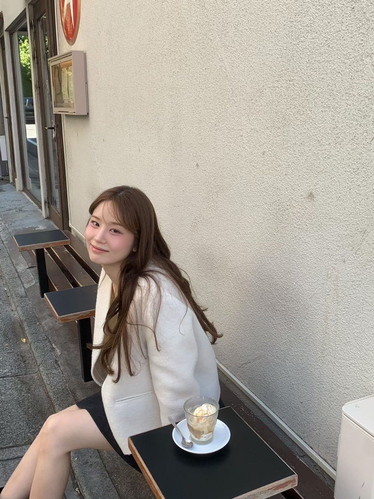 Handmade alpaca short jacket