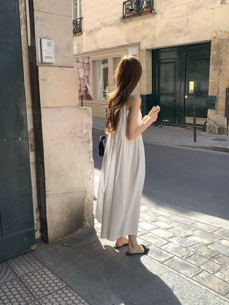 Embroidery lace pintuck onepiece