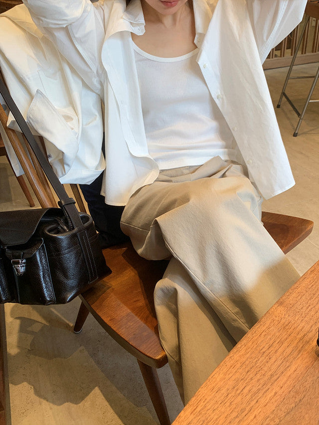 [Instock] Core washing pants (beige/M)