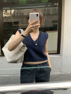 Cliff knit vest