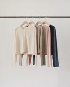 Wool silk cardigan