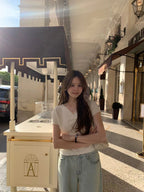 Elle shirring tee