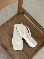 Mood square platform sandal