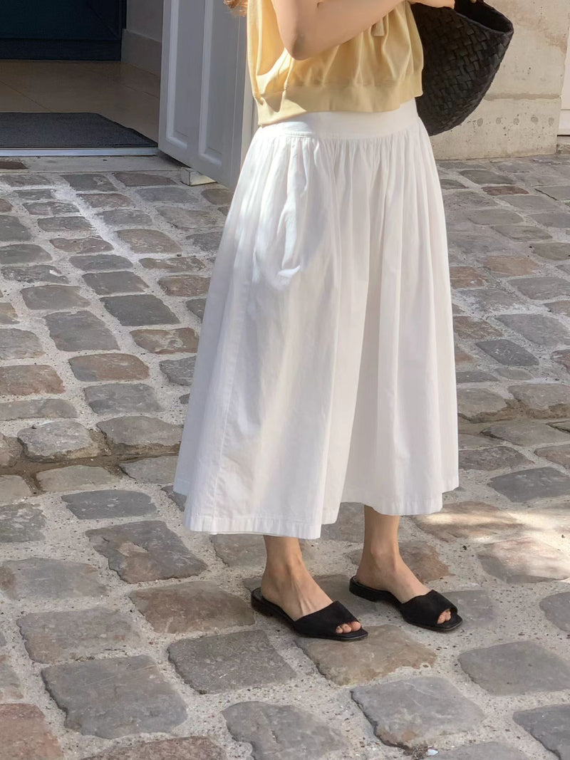 Ballet shirring skirt