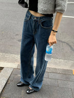 Log blue denim