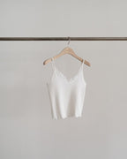 Sage lace sleeveless