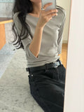 Mori rib tee