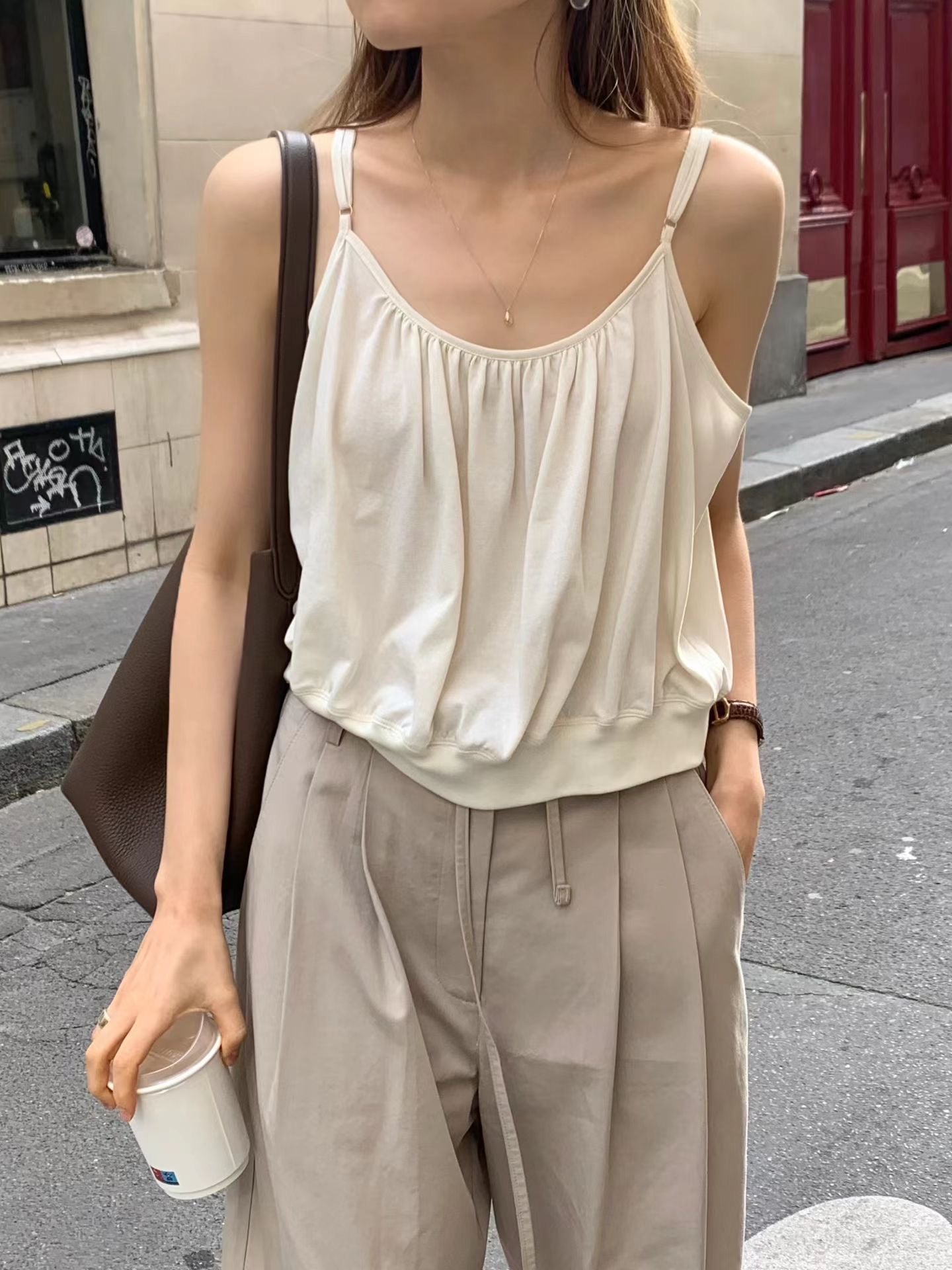 Haze shirring blouse