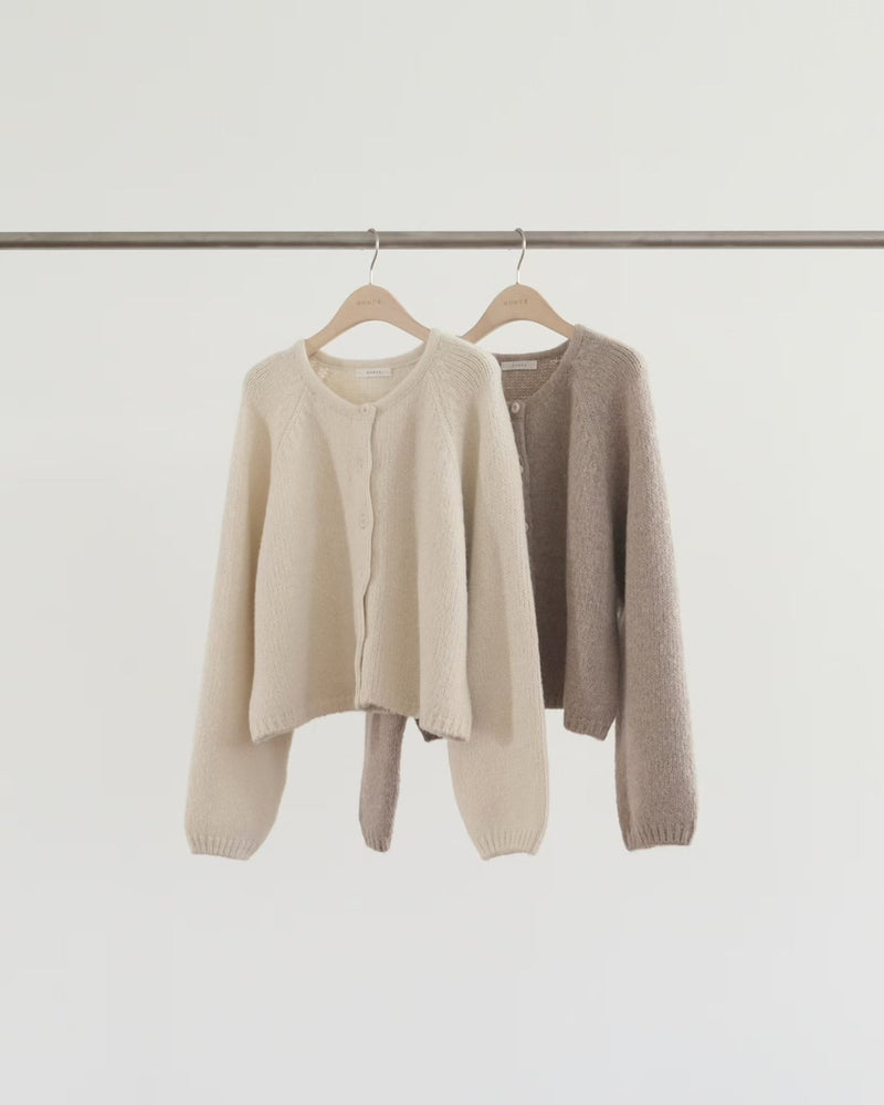Rama wool round cardigan