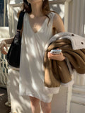 Velvety lace onepiece