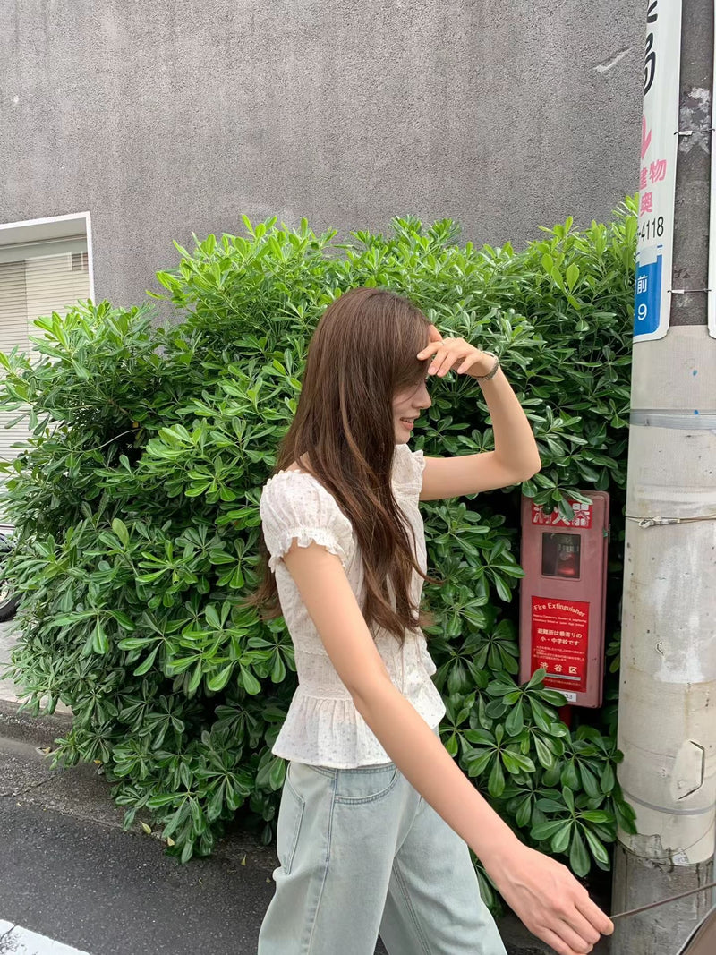 Jane puff blouse