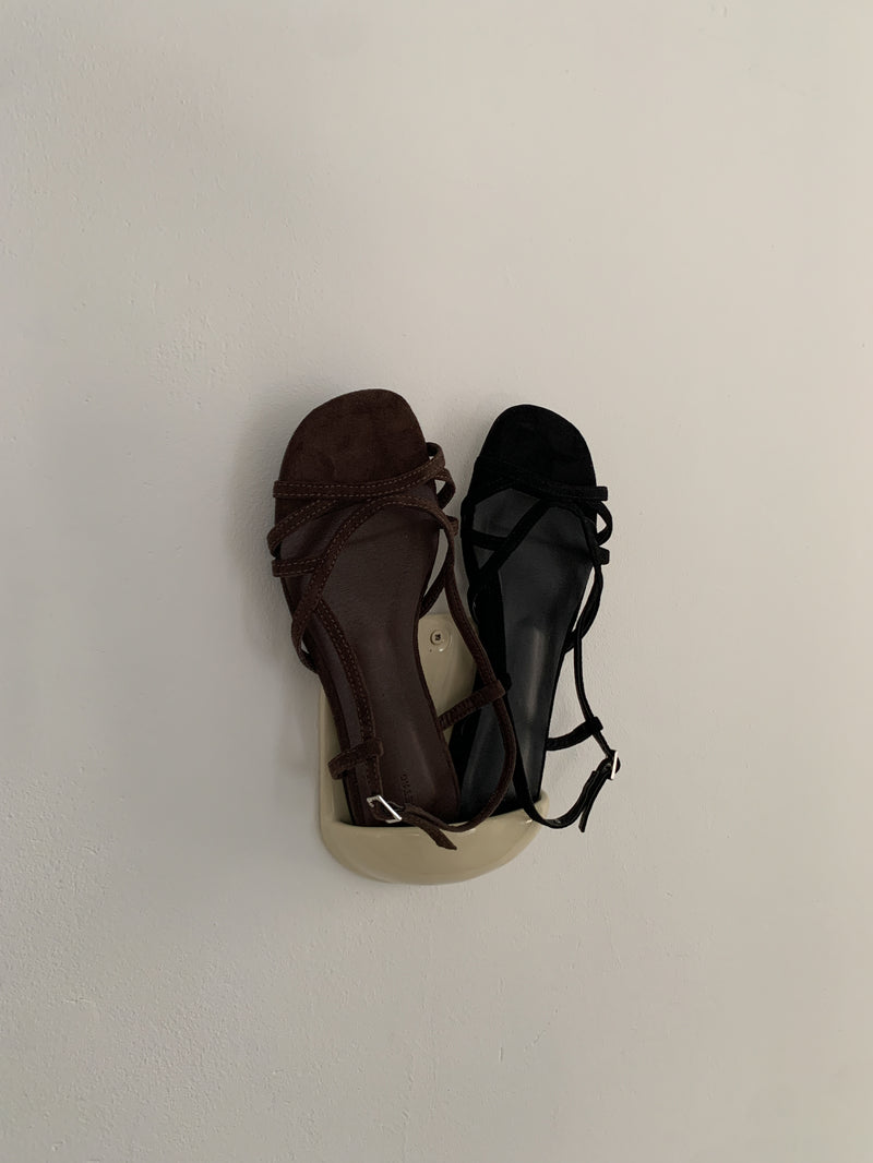 Nuance velvet line sandal