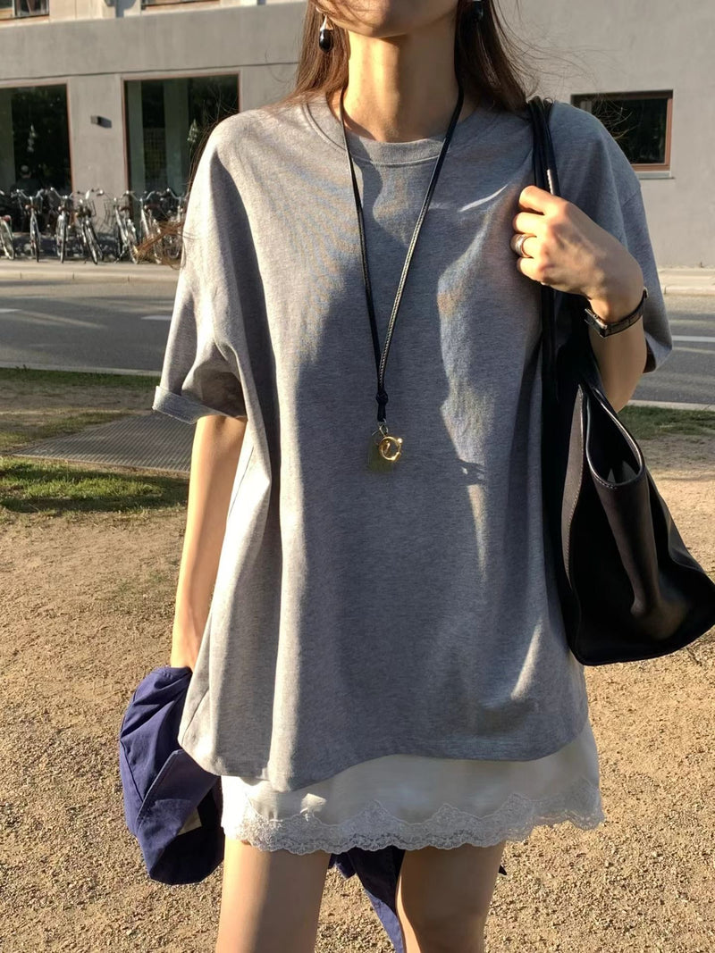 Stitch boxy tee