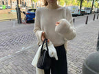 Wide bermuda pants