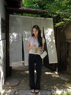 Summer washing black denim