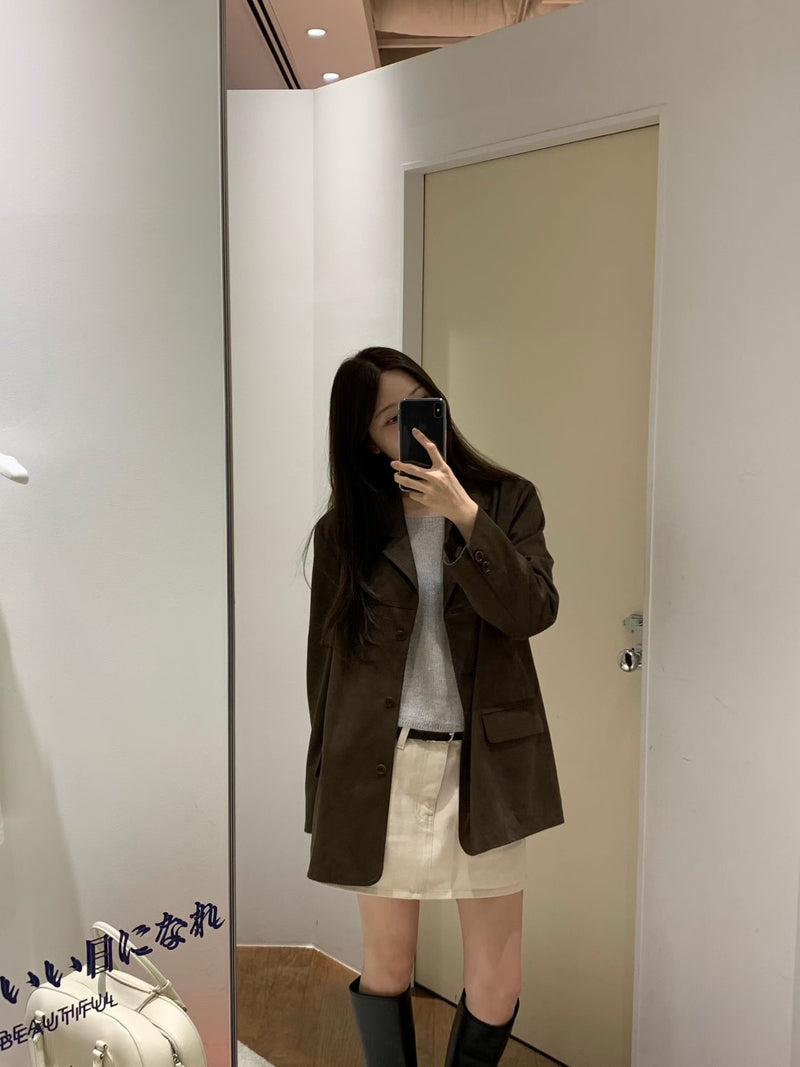 River suede jacket
