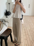 [Instock] Core washing pants (beige/M)