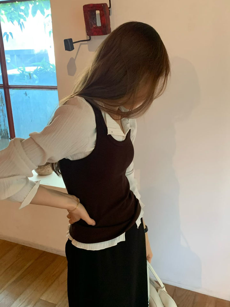 Simon pleats cardigan