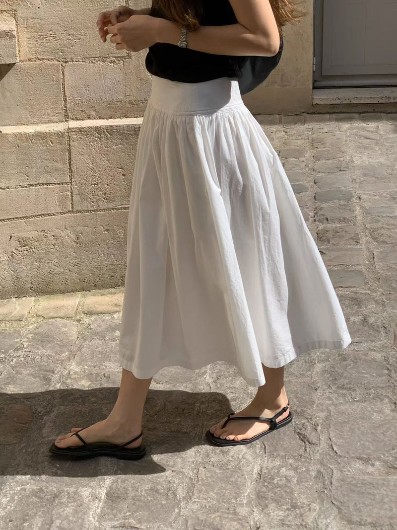 Ballet shirring skirt